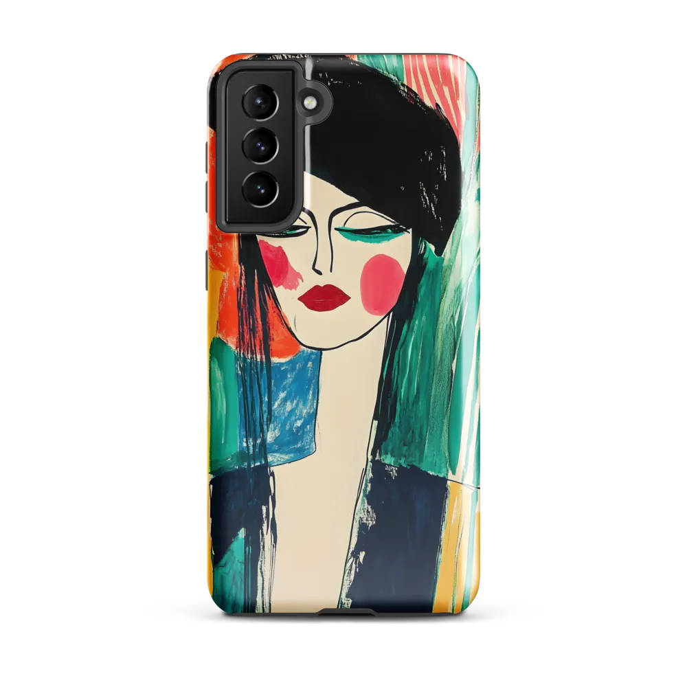 Portrait of Confidence | Phone Case |  S21 Plus | Tough Case | Glossy