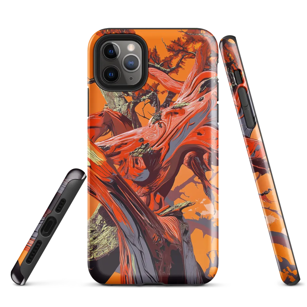 Life in Motion: An Abstract Tree | Phone Case |  11 Pro Max | Tough Case | Glossy