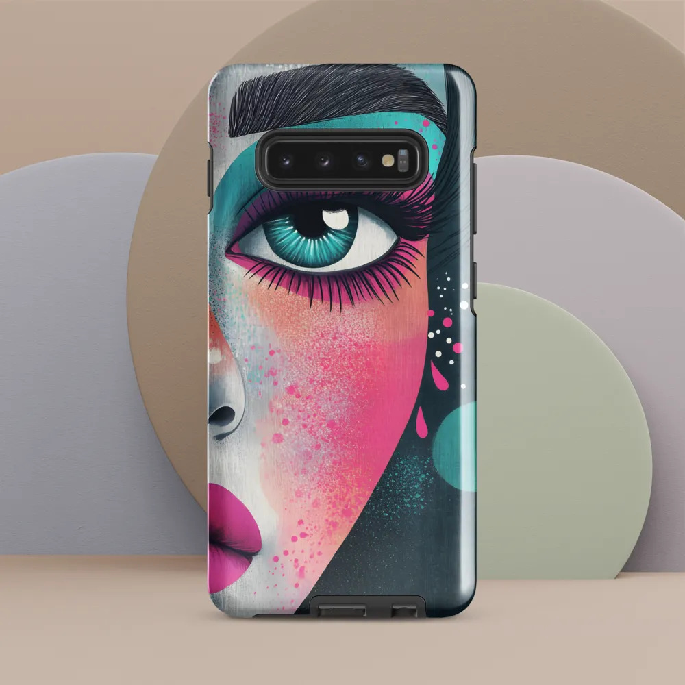 Vibrant Gaze | Phone Case |  S10 Plus | Tough Case | Glossy