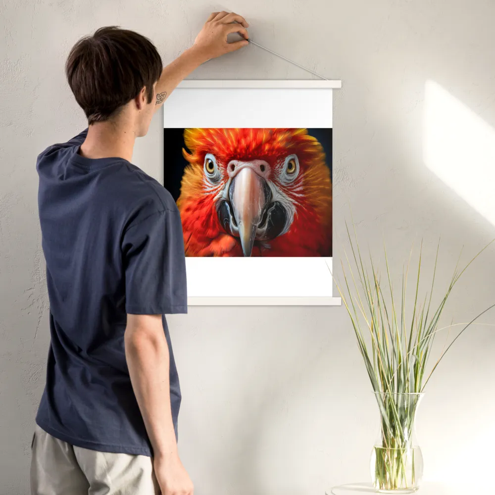 The Fiery Gaze of the Parrot