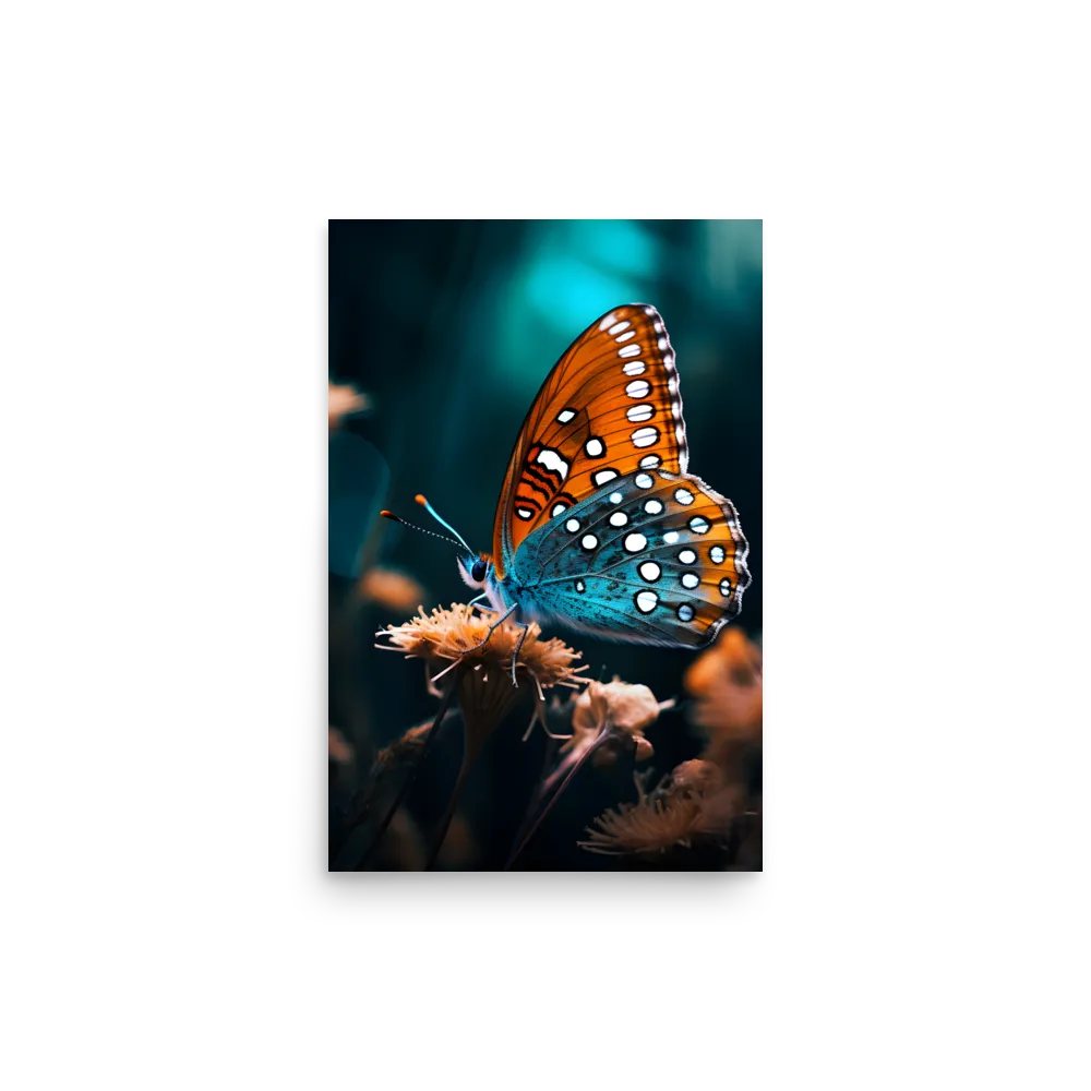Whispers of Color: The Butterfly's Embrace