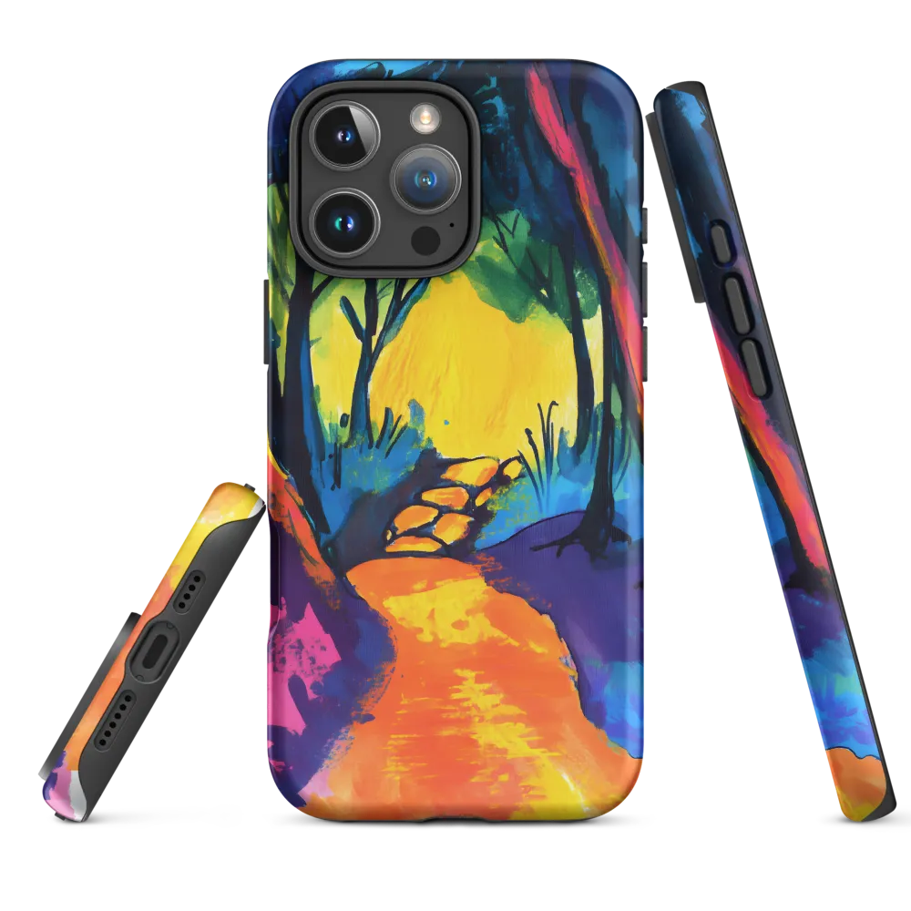 Path Through a Vibrant Forest