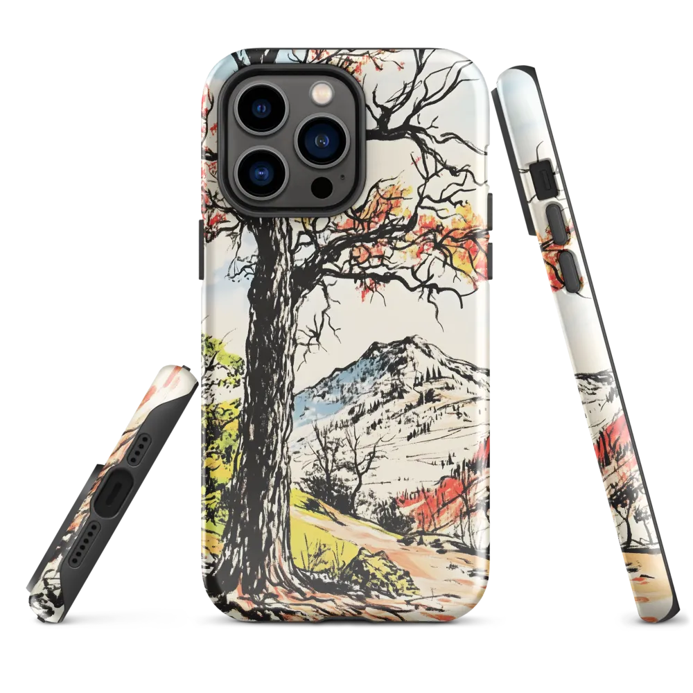 Autumn Majesty: The Guardian Tree | Phone Case |  14 Pro Max | Tough Case | Glossy