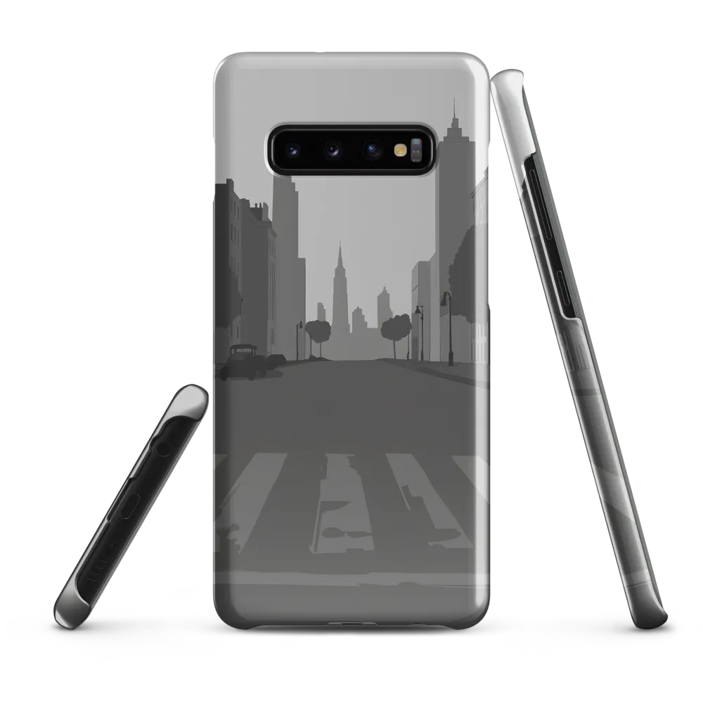 Nostalgic Cityscape | Phone Case |  S10 Plus | Snap Case | Glossy