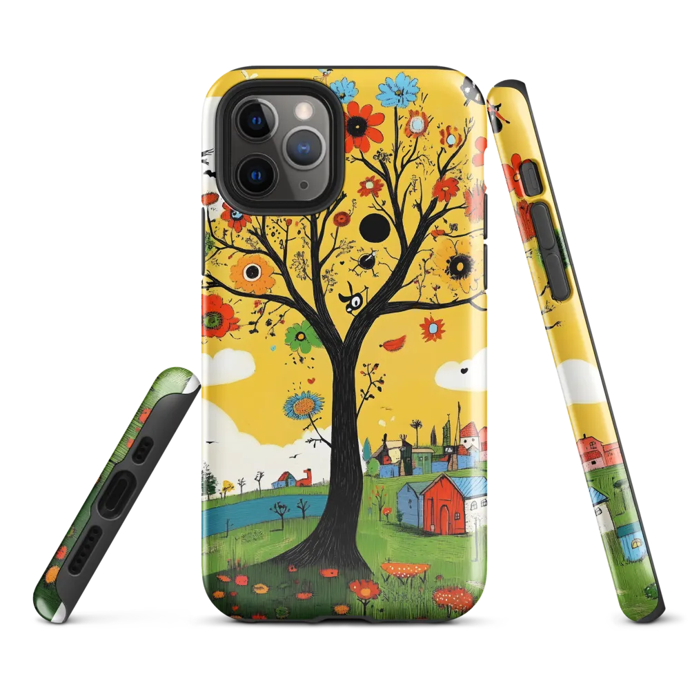 Whimsical Blooms of Life | Phone Case |  11 Pro | Tough Case | Glossy