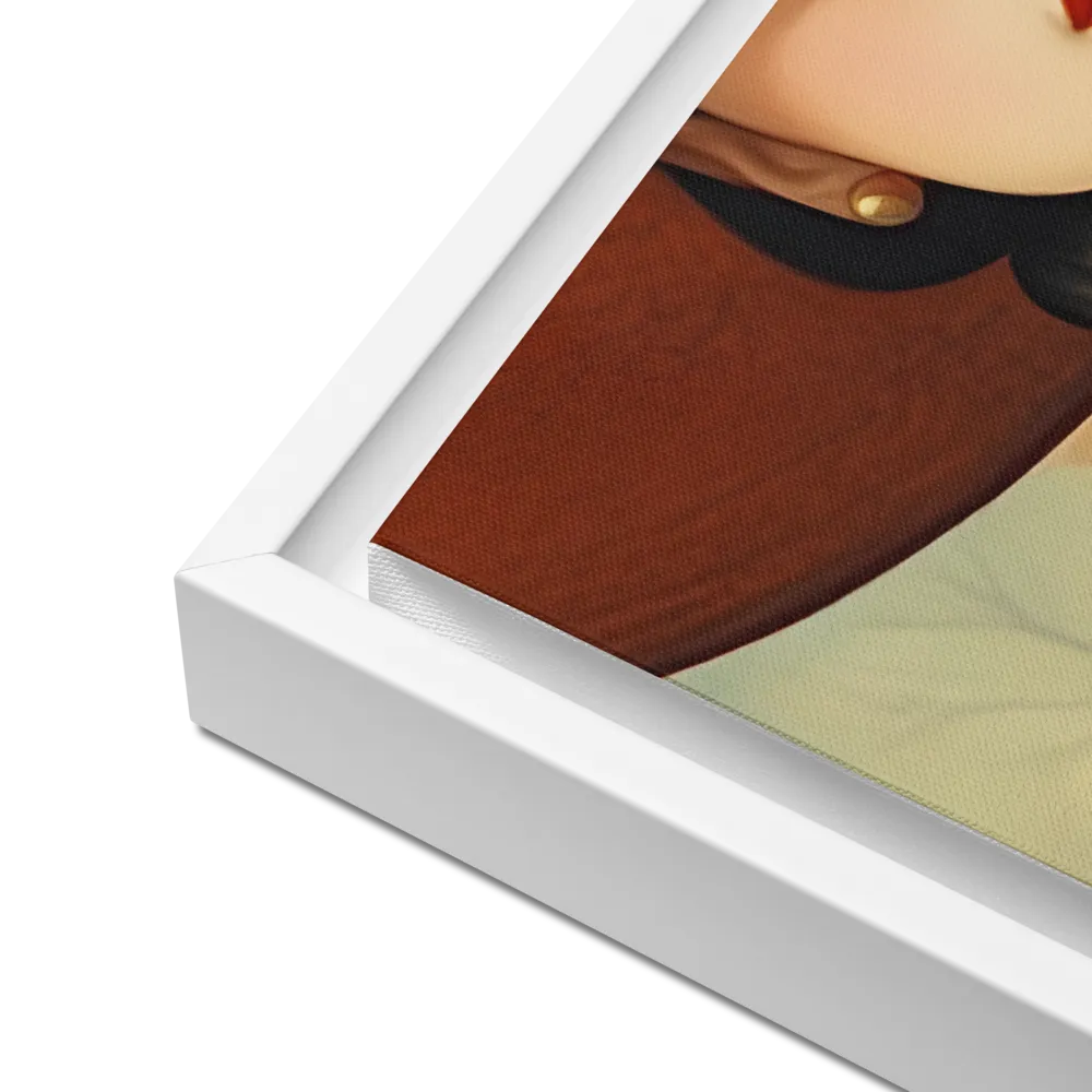 Elegance in Tranquility | Canvas with White Frame | 18″×24″