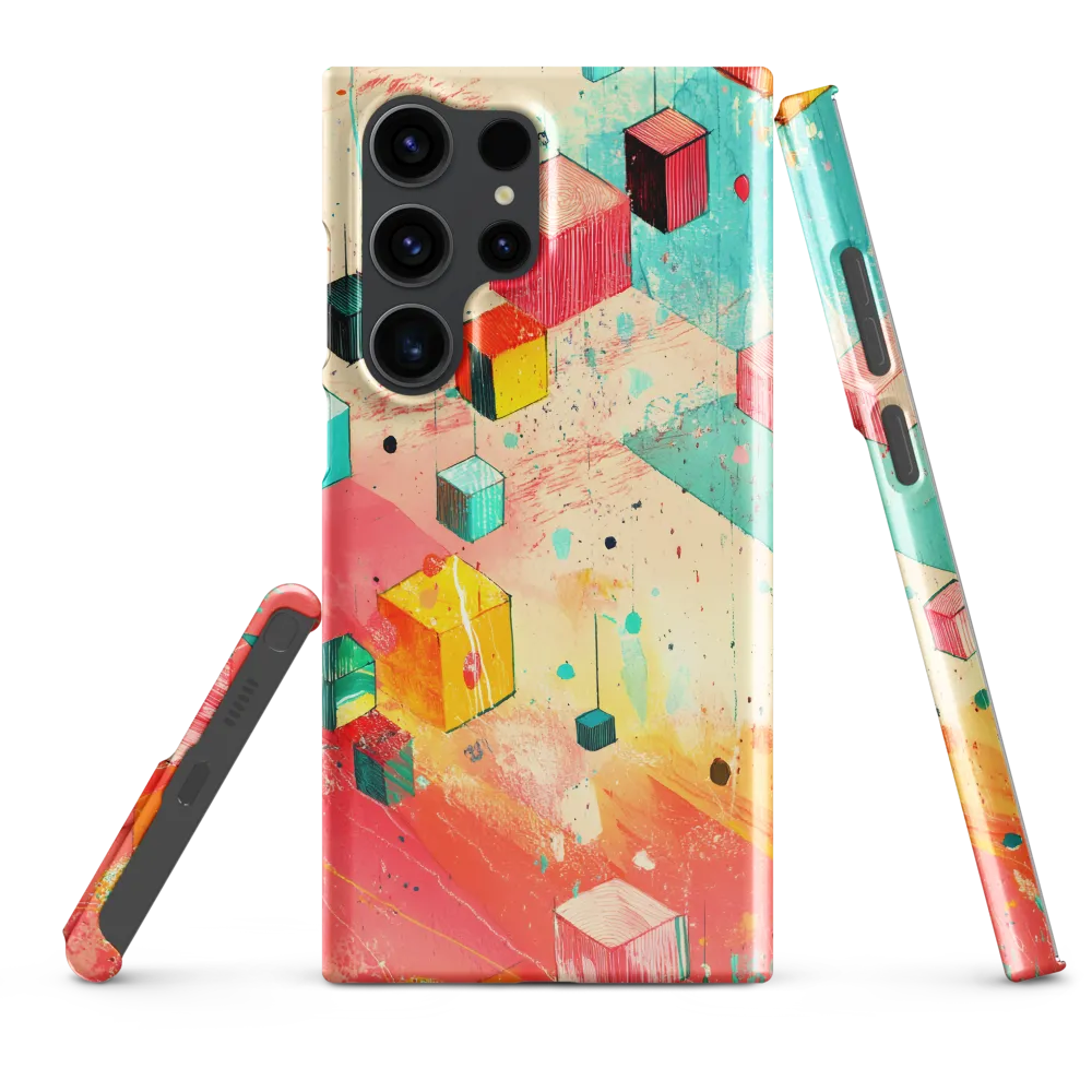 Suspended Cubes in Colorful Abstraction