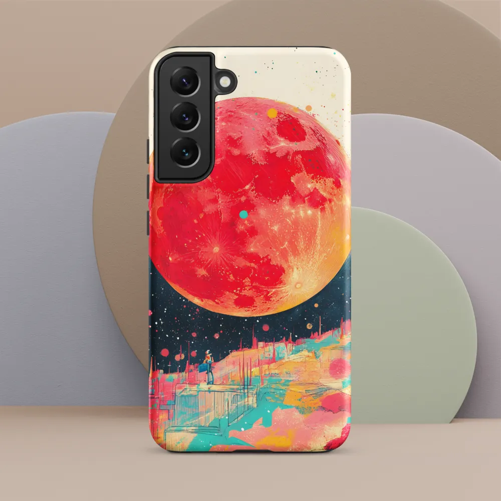 Crimson Dreams: A Lunar Exploration