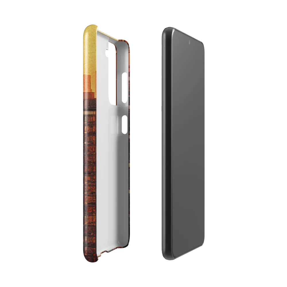 Urban Serenity at Sunset | Phone Case |  S21 | Snap Case | Glossy