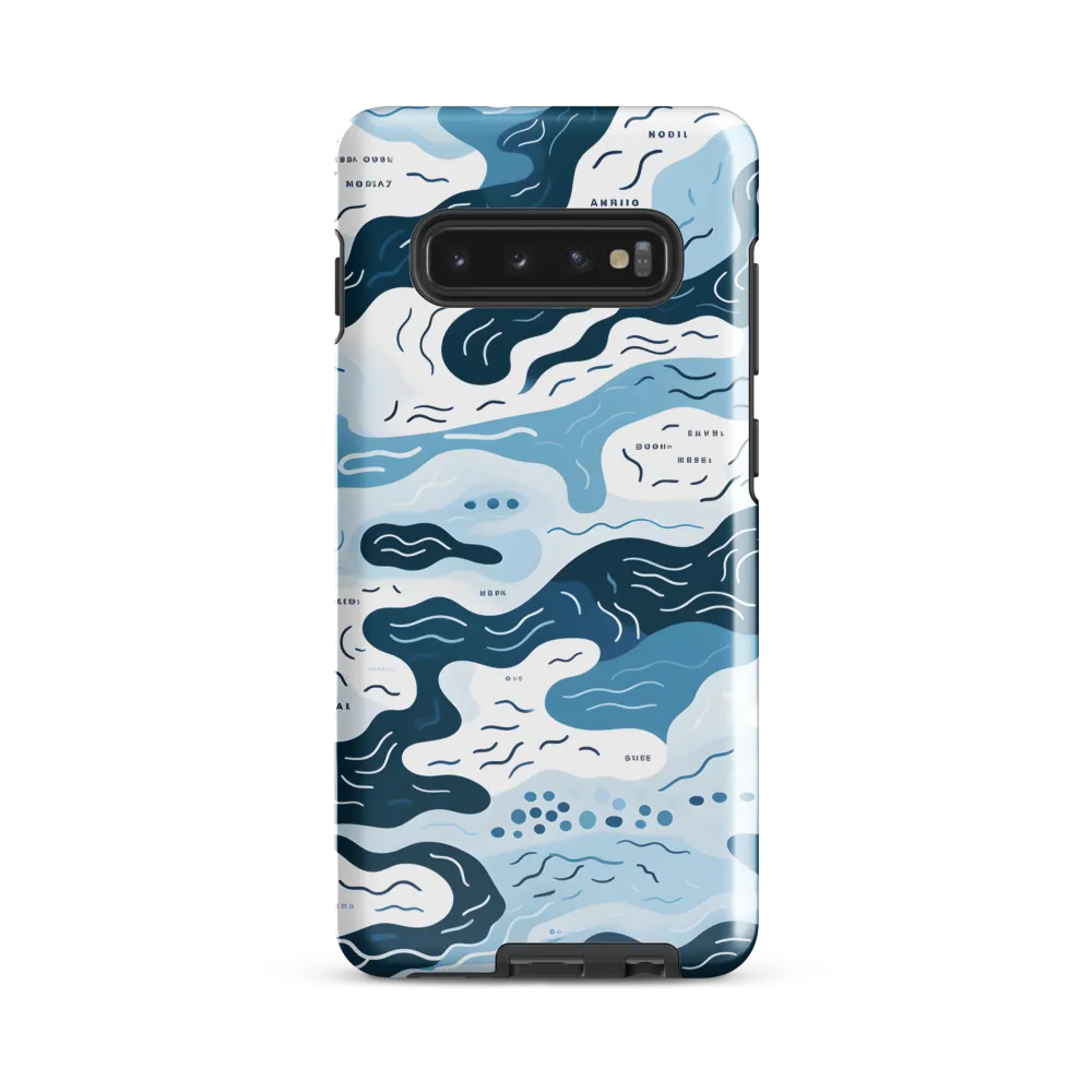 Flowing Waters: An Abstract Journey | Phone Case |  S10 Plus | Tough Case | Glossy