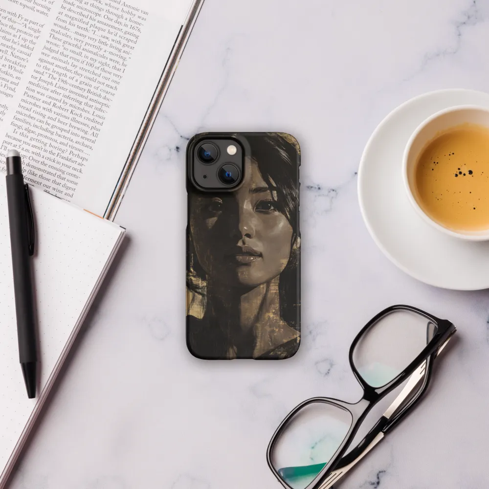 Golden Gaze: A Contemporary Portrait