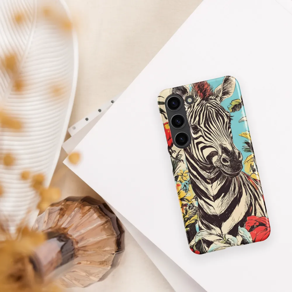 Zebra in Tropical Reverie