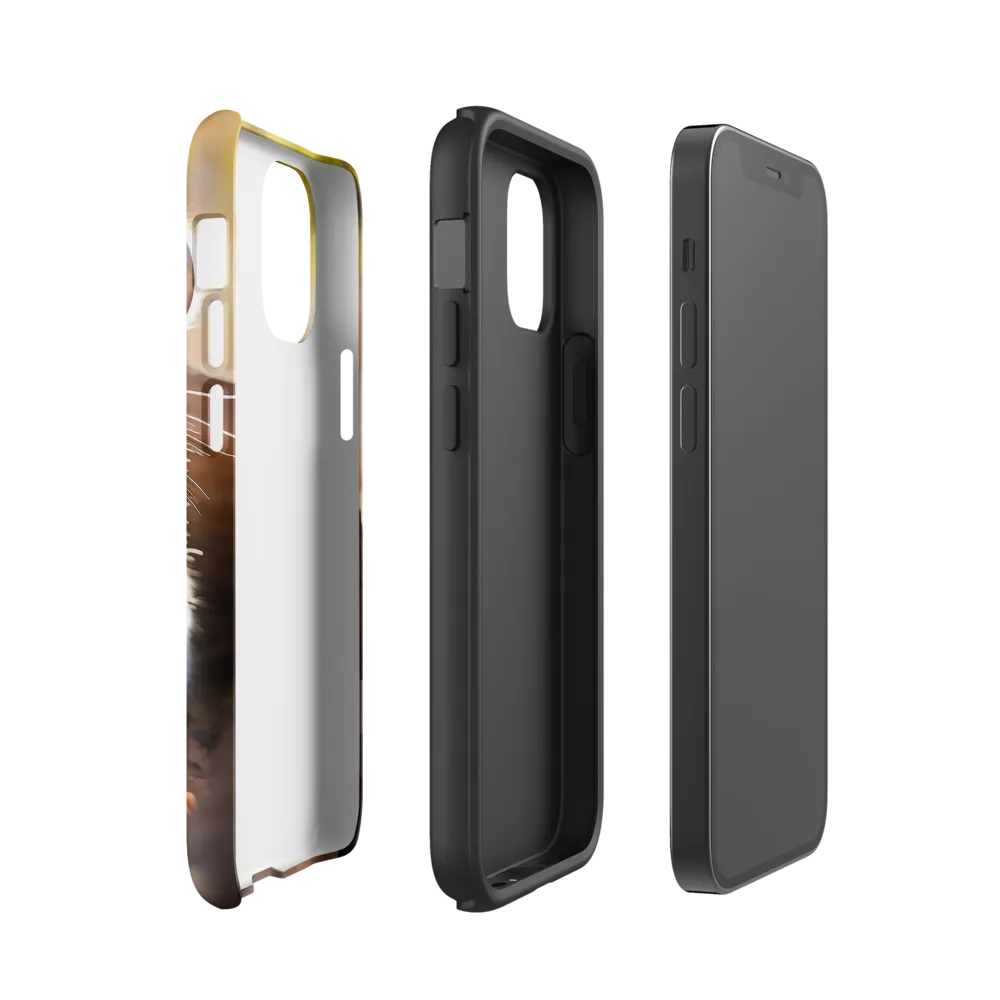 Gentle Whispers of Nature: The Chinchilla | Phone Case |  12 mini | Tough Case | Matte