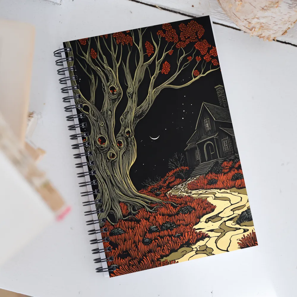 Whispers of the Night | Spiral Notebook