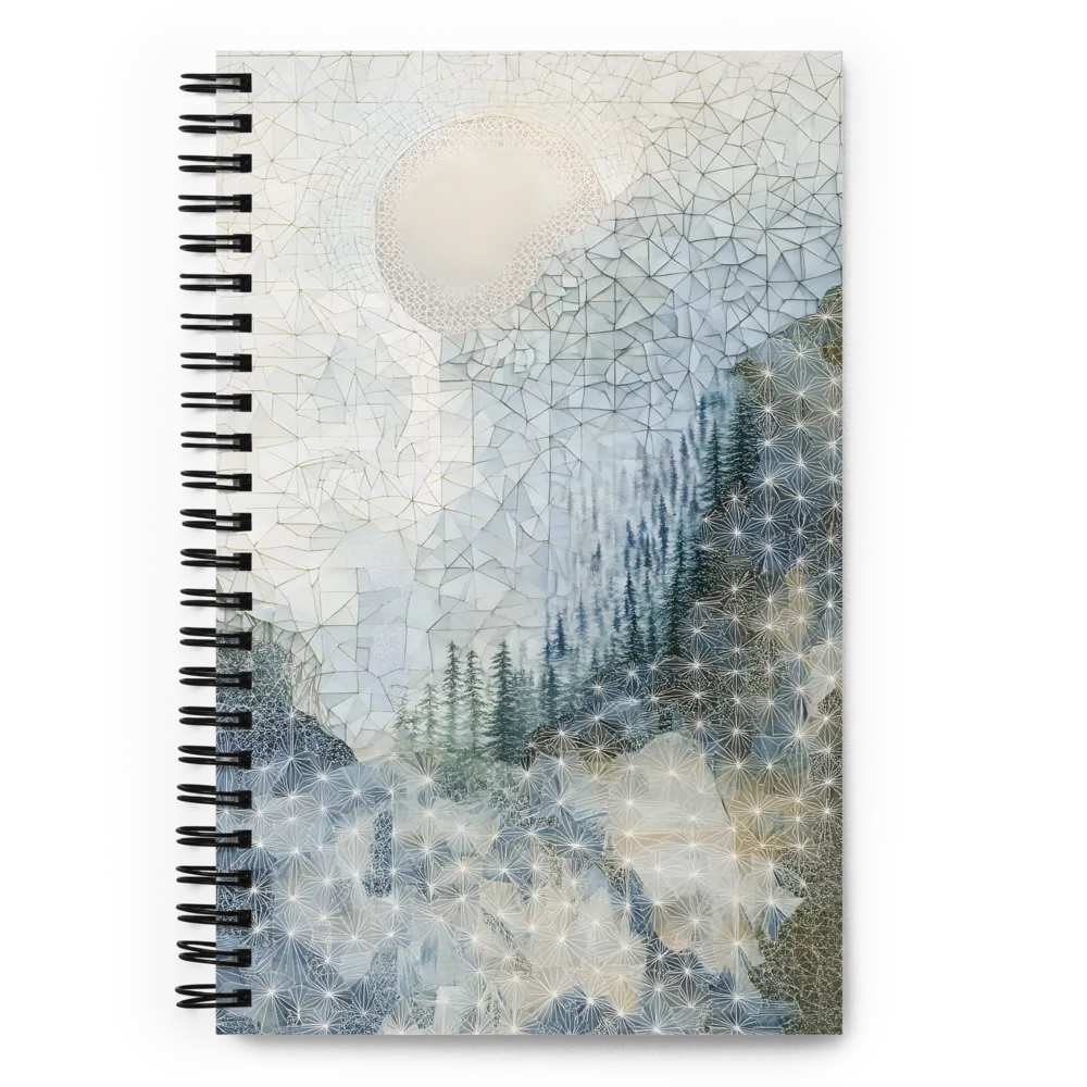 Horizon of Geometric Serenity | Spiral Notebook