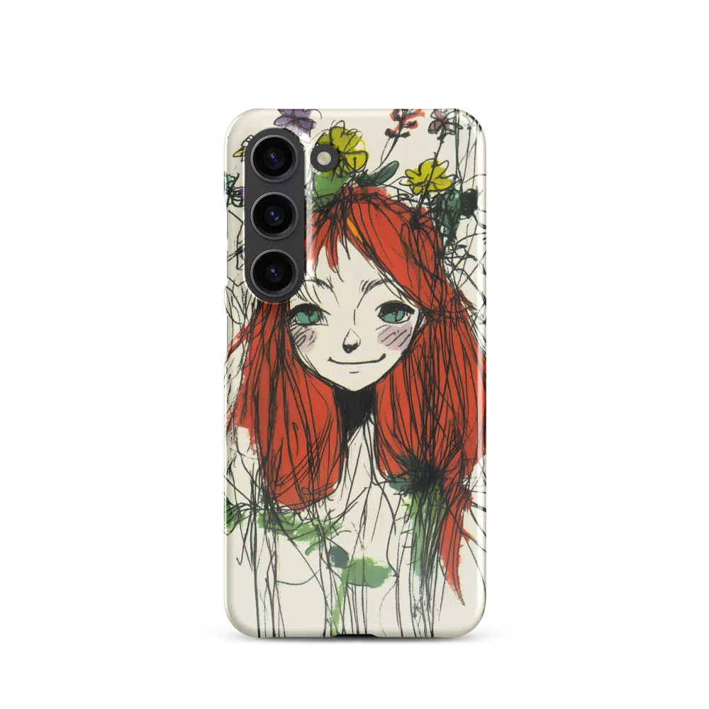Whimsical Floral Portrait