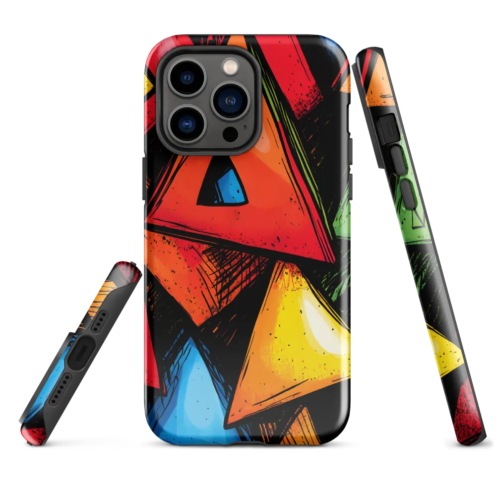 Vibrant Triangles in Abstract Harmony