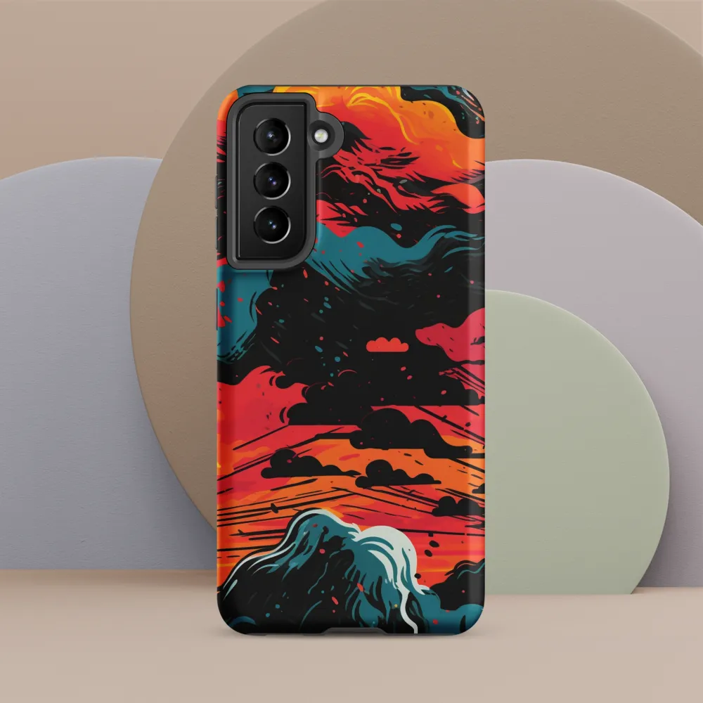 Ethereal Twilight: A Dramatic Landscape in Motion
