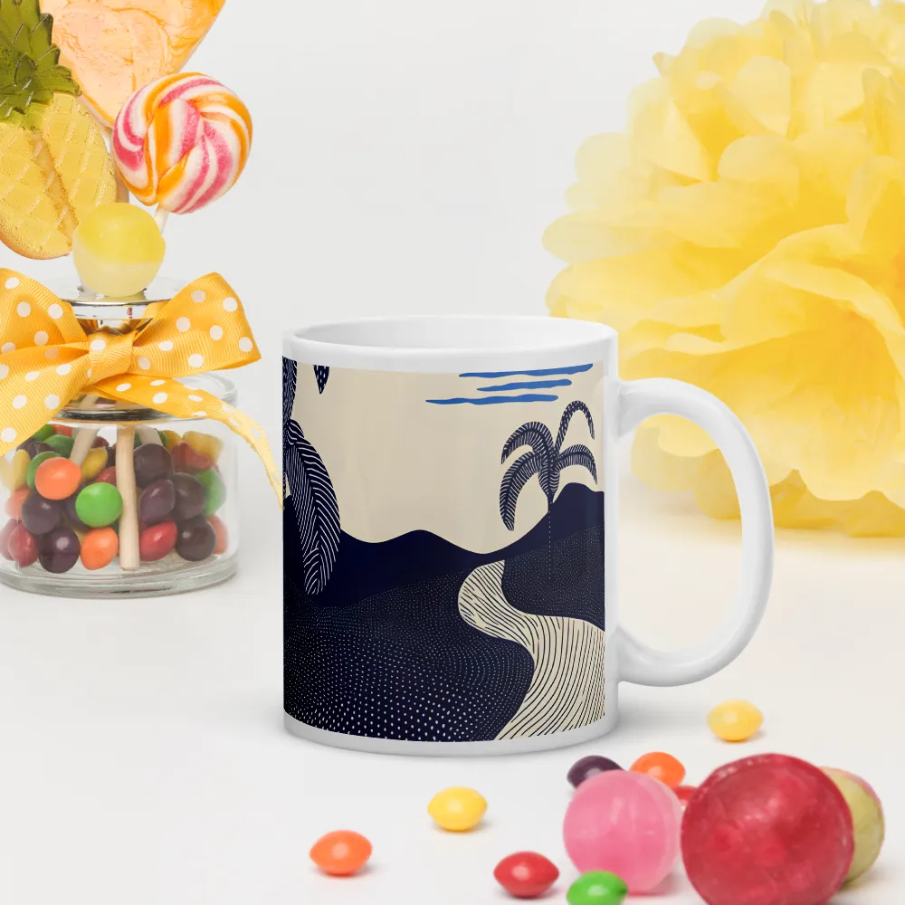 Tranquil Sunset in Modern Minimalism | Mugs | Multiple Sizes & Colors