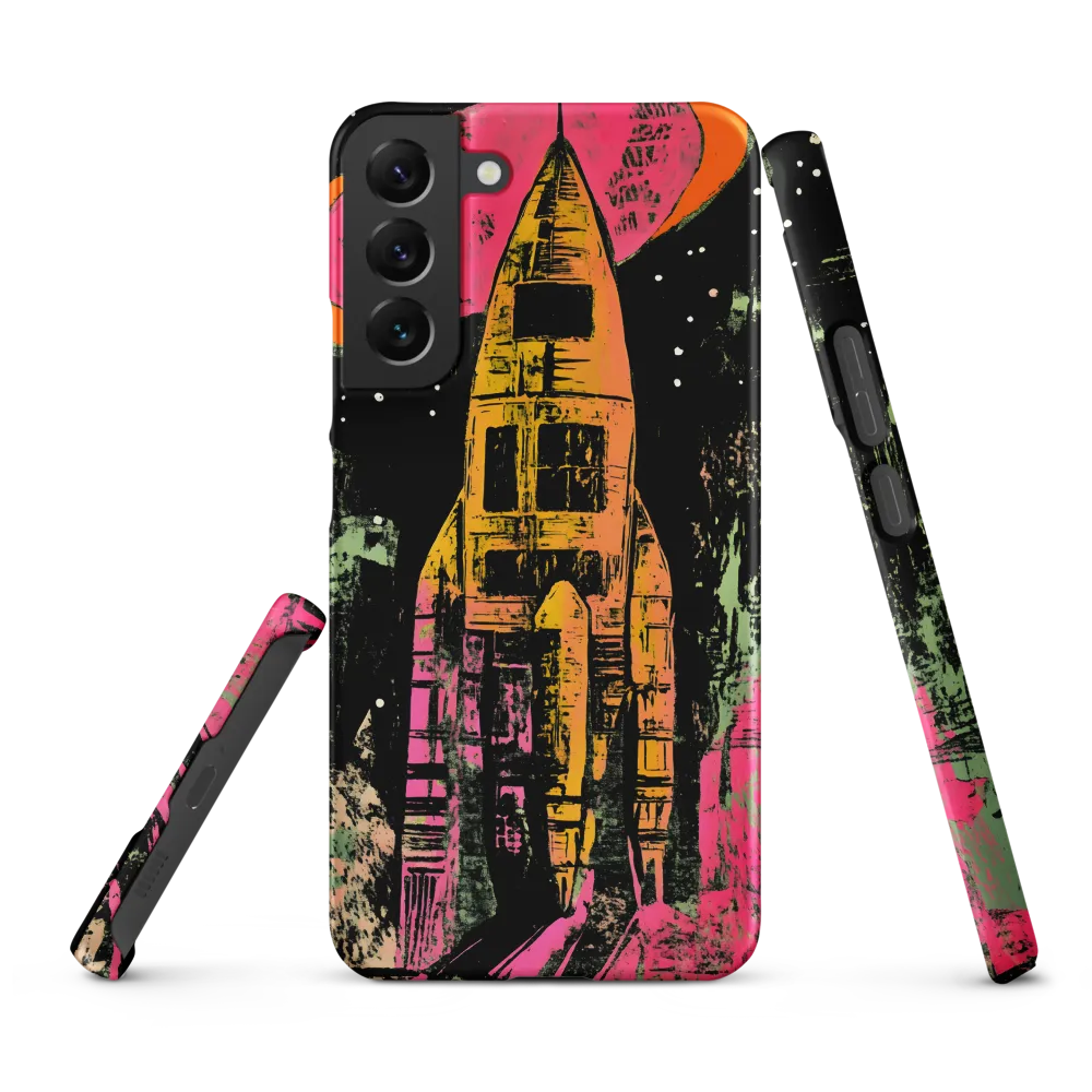 Cosmic Voyage: A Surreal Rocket Adventure