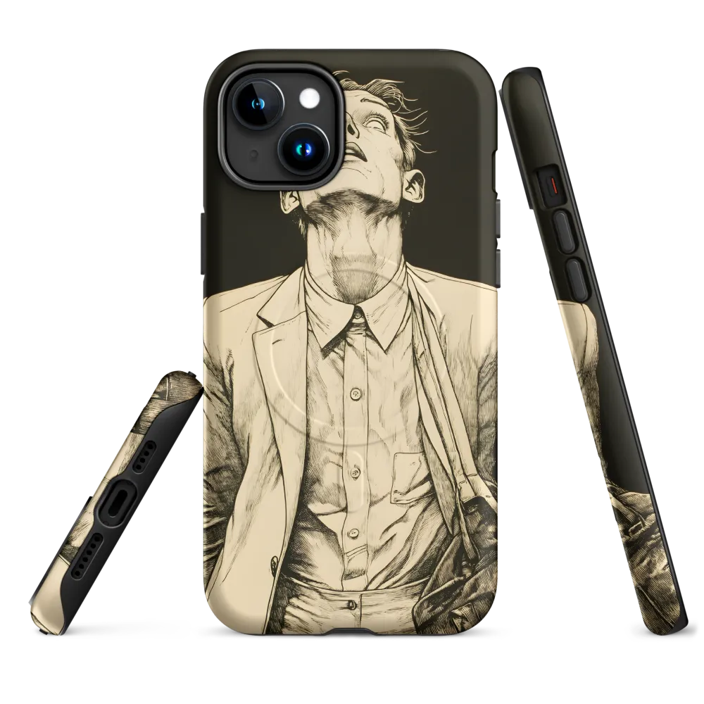 Desperate Gaze | Phone Case |  15 Plus | MagSafe® Tough Case | Matte