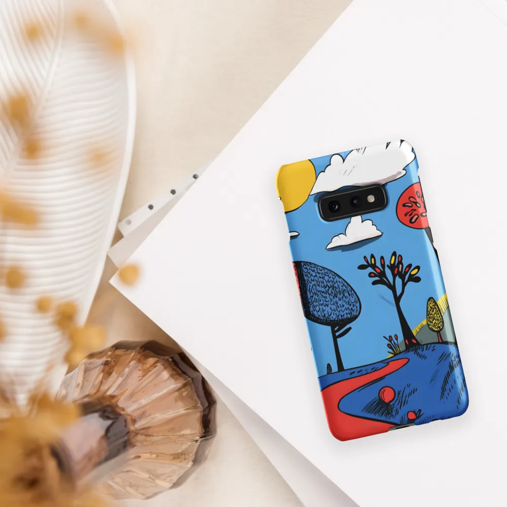 Whimsical Pathways Through a Colorful Landscape