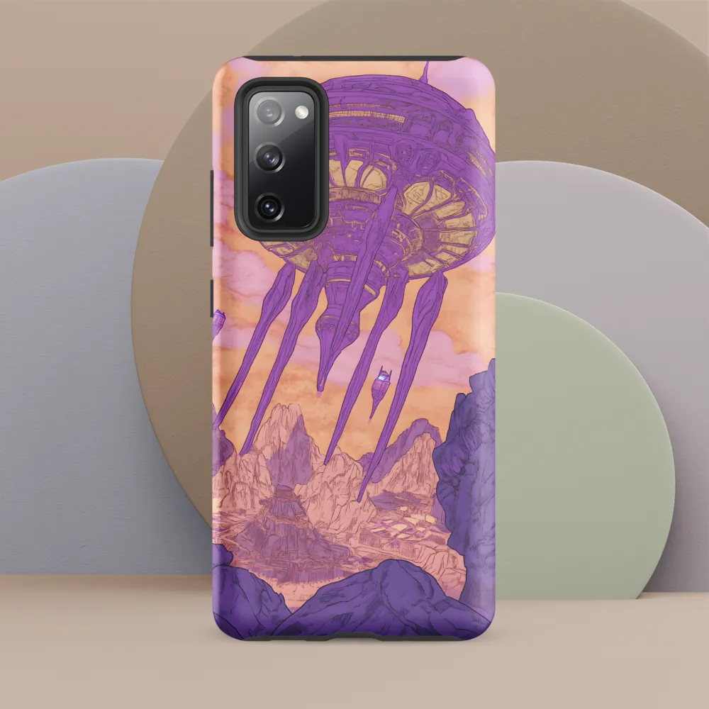 Elevated Serenity in a Futuristic Realm | Phone Case |  S20 FE | Tough Case | Matte