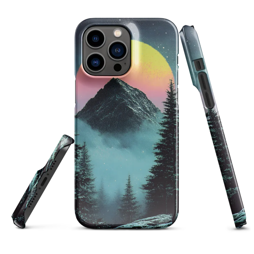 Ethereal Peaks Under Celestial Lights