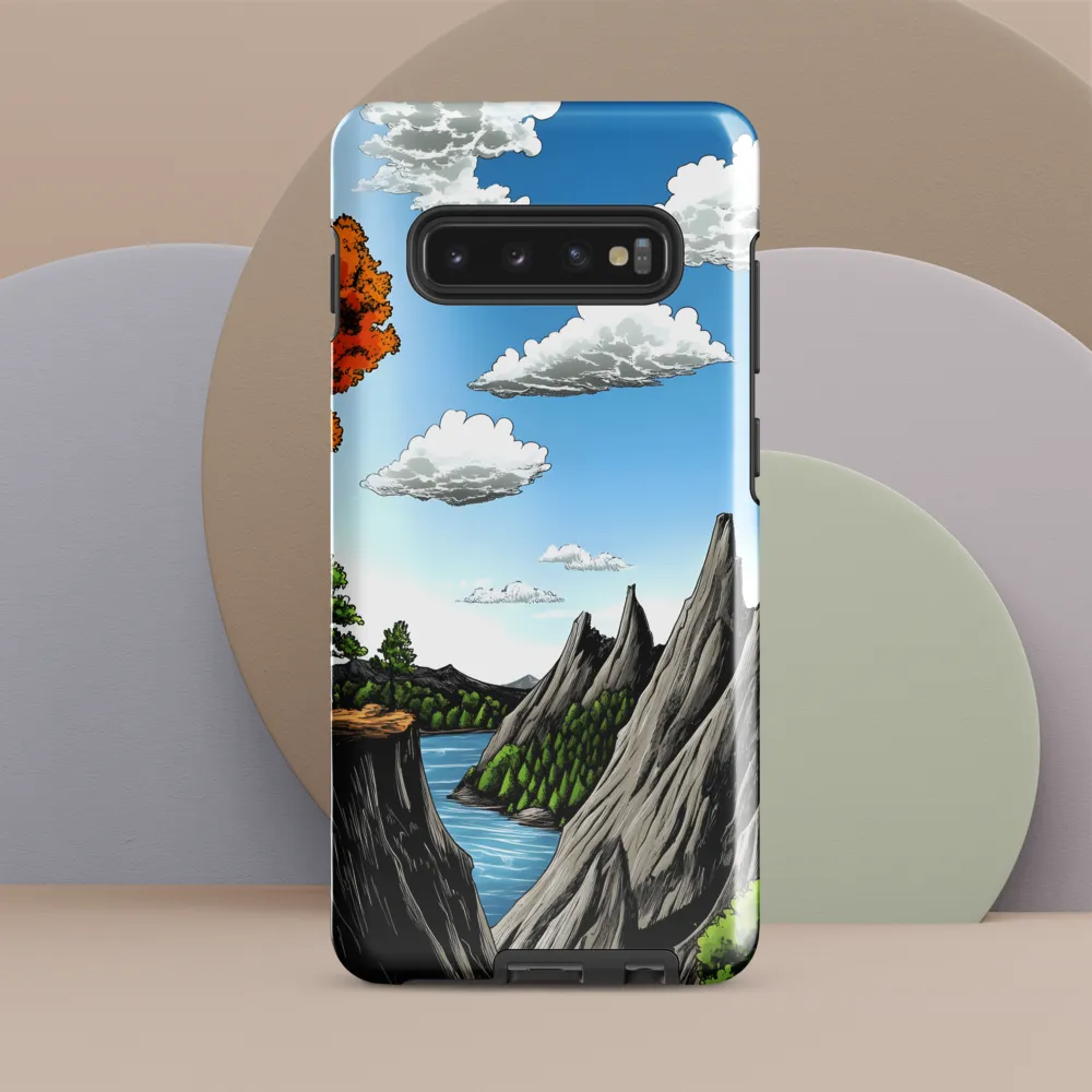 Majestic Serenity: A Journey Through Nature | Phone Case |  S10 Plus | Tough Case | Glossy