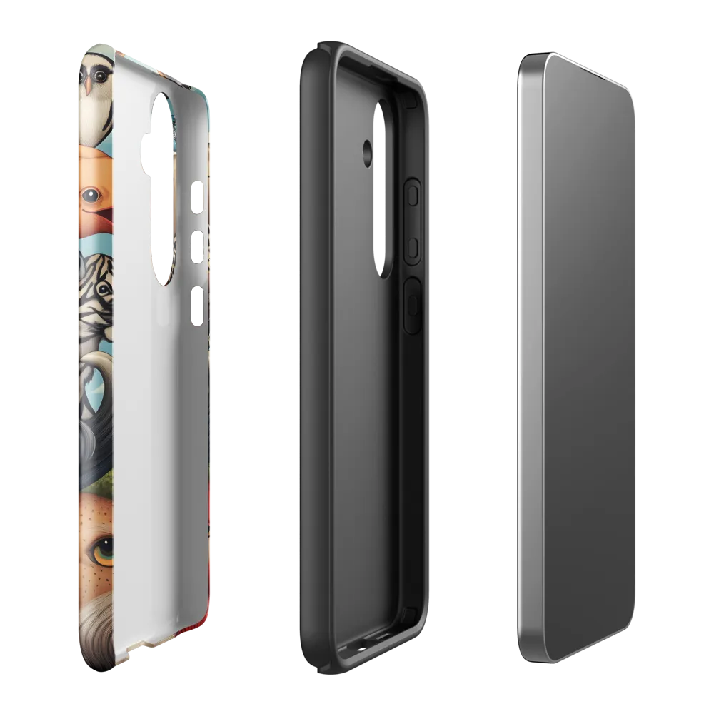 Harmonious Echoes of Wildlife | Phone Case |  S24 Plus | Tough Case | Glossy