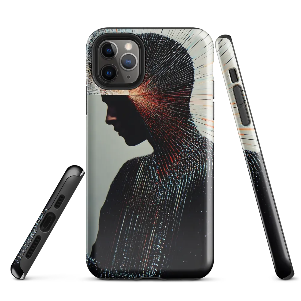 Radiant Reflection: An Abstract Journey of Thought | Phone Case |  11 Pro Max | Tough Case | Glossy