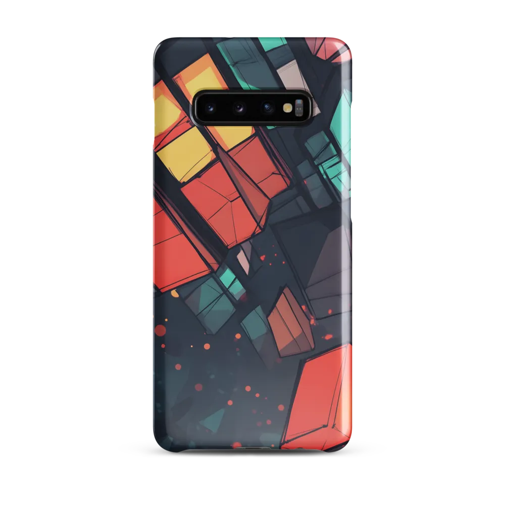 Luminous Geometry: An Abstract Exploration | Phone Case |  S10 Plus | Snap Case | Glossy