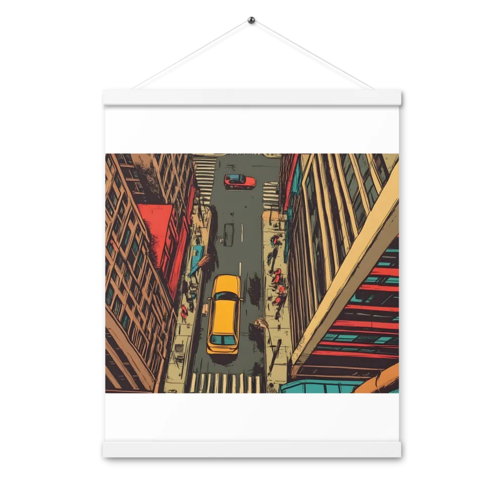 Urban Symphony | Poster With White Wood Hanger | 16″×20″