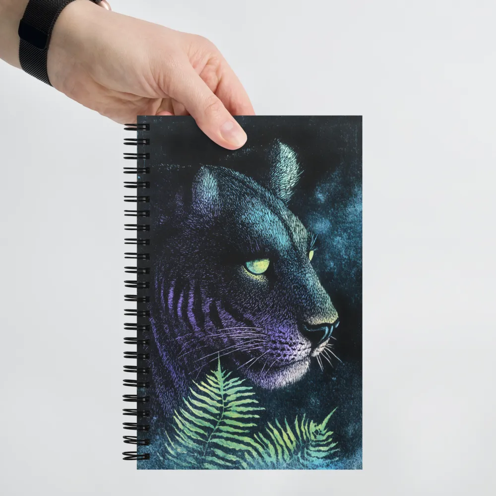 Gaze of the Mystic Tiger | Spiral Notebook