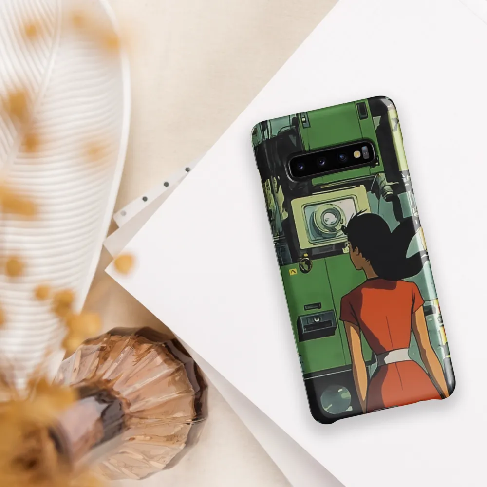 Reflections on Technology | Phone Case |  S10 Plus | Snap Case | Glossy