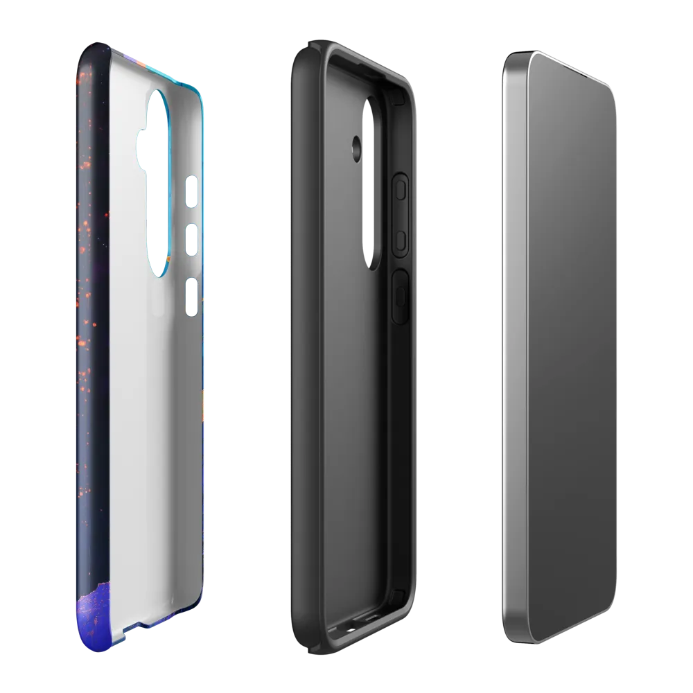 Celestial Harmony: A Surreal Exploration of Space | Phone Case |  S24 Plus | Tough Case | Glossy