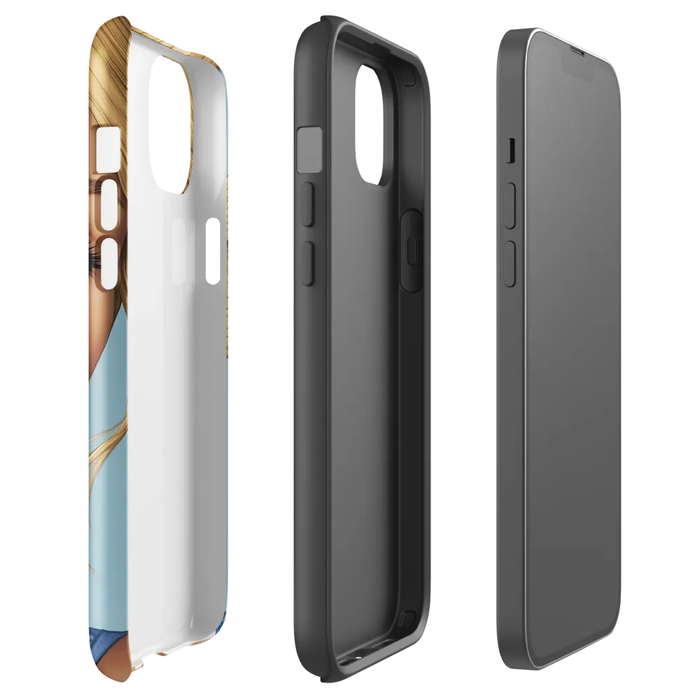 Serenity in Blue | Phone Case |  14 Plus | Tough Case | Glossy