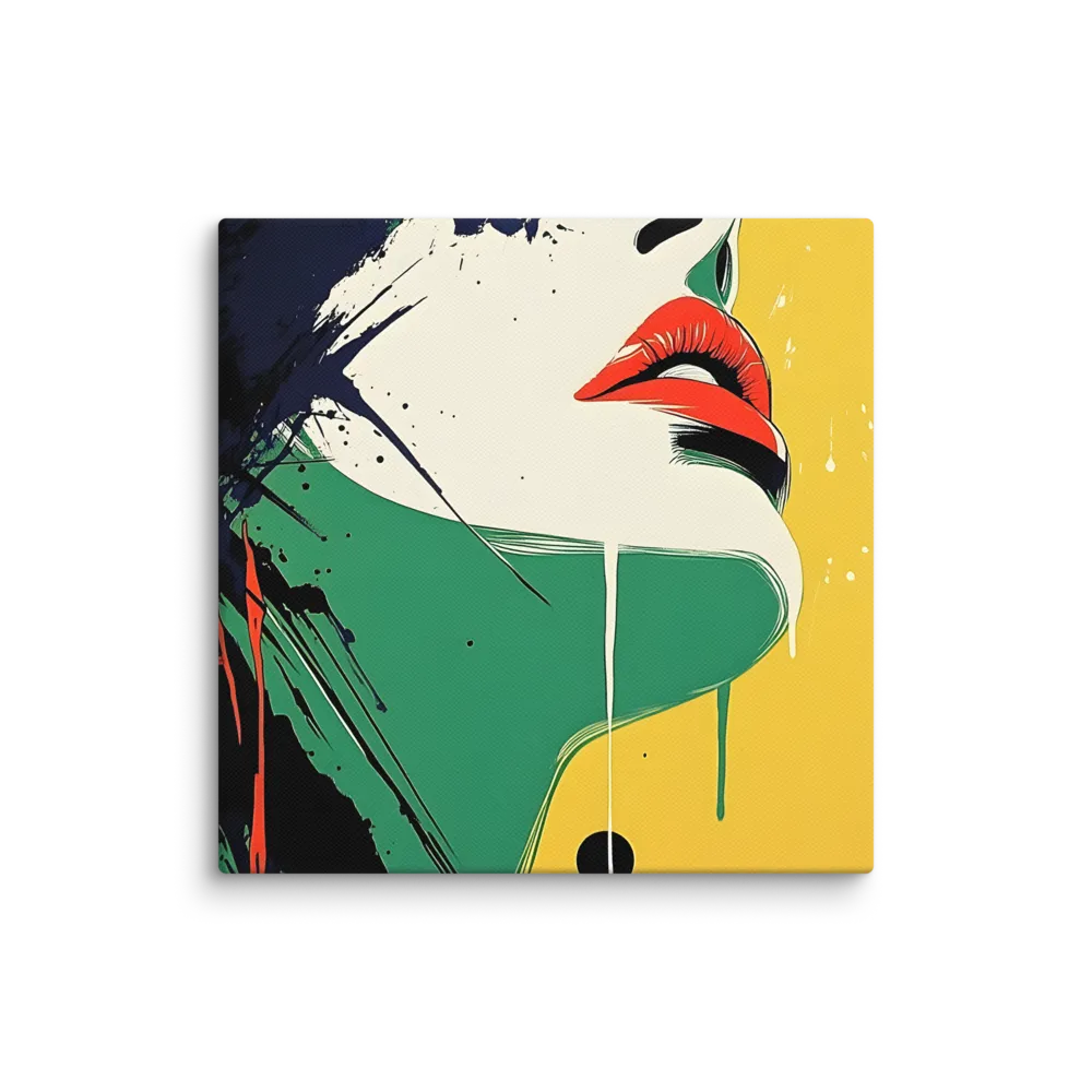 Bold Reflections: A Pop Art Portrait | Canvas | 10″×10″