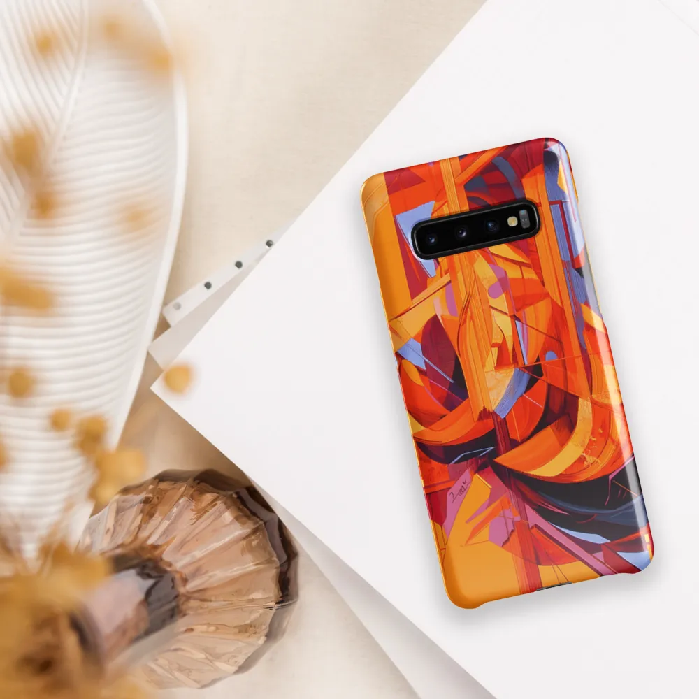 Dynamic Abstract Symphony | Phone Case |  S10 Plus | Snap Case | Glossy