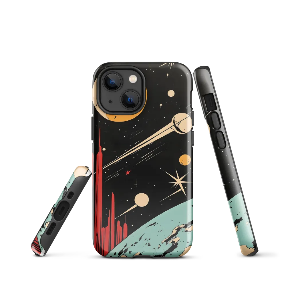 Cosmic Encounter | Phone Case |  13 mini | Tough Case | Glossy