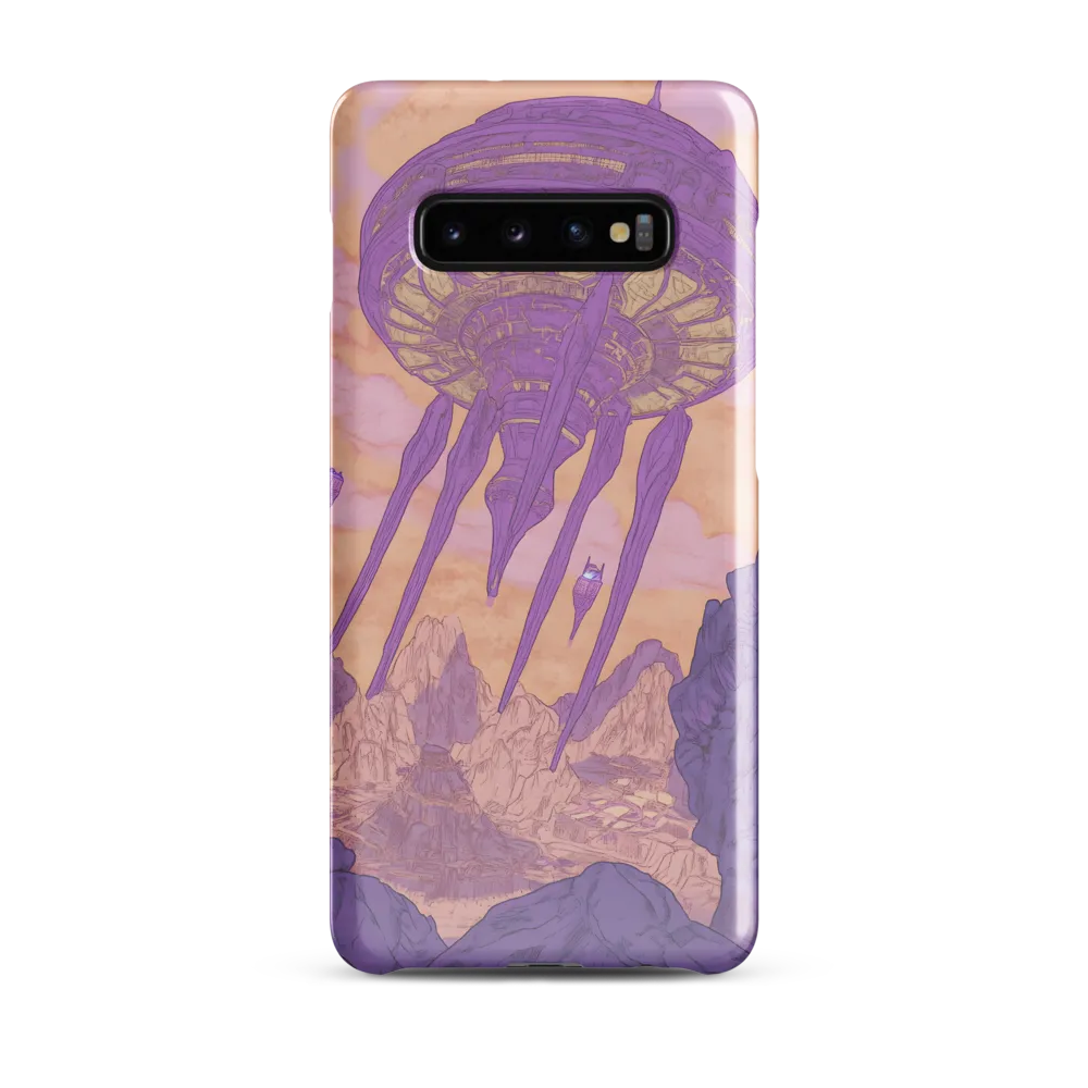 Elevated Serenity in a Futuristic Realm | Phone Case |  S10 Plus | Snap Case | Glossy