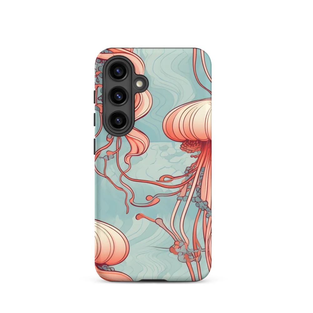 Ethereal Dance of Jellyfish | Phone Case |  S24 | Tough Case | Matte