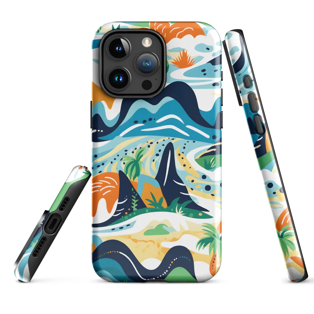 Abstract Tropical Landscape