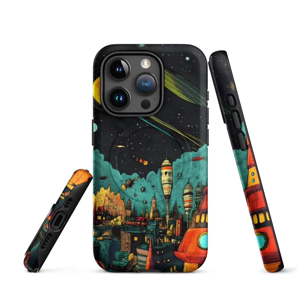 Galactic Cityscape: A Journey Through Imagination