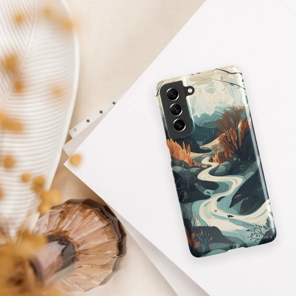 Winding Serenity: A Digital Landscape