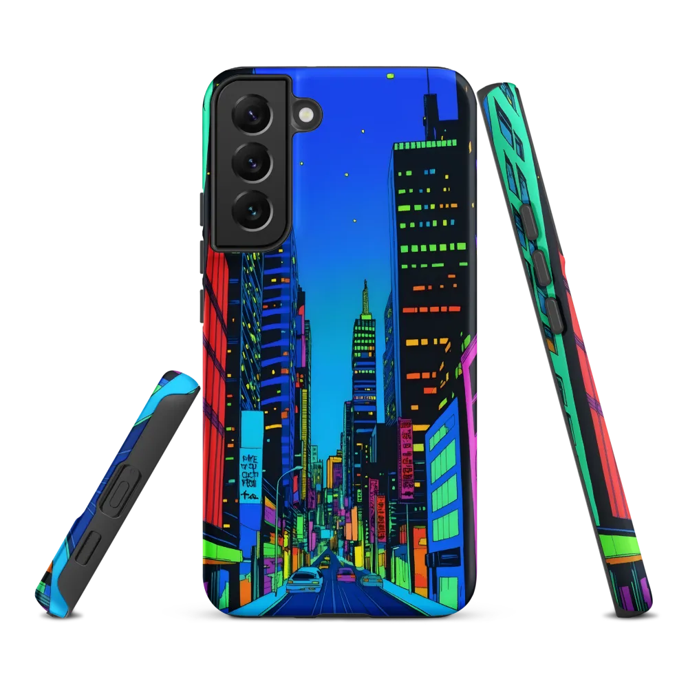 Neon Dreamscape: A Futuristic City at Dusk