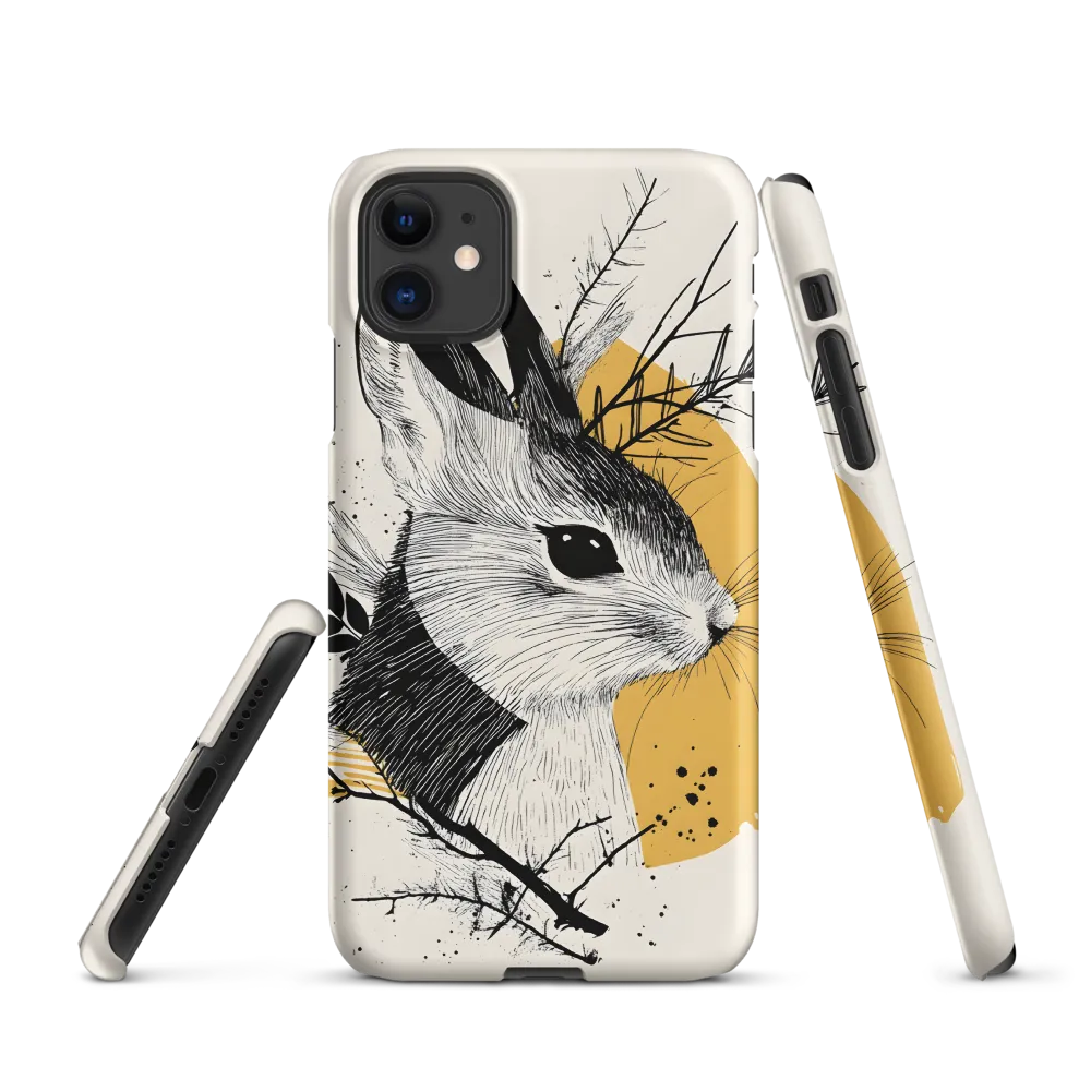 Ethereal Rabbit: A Study in Line Art