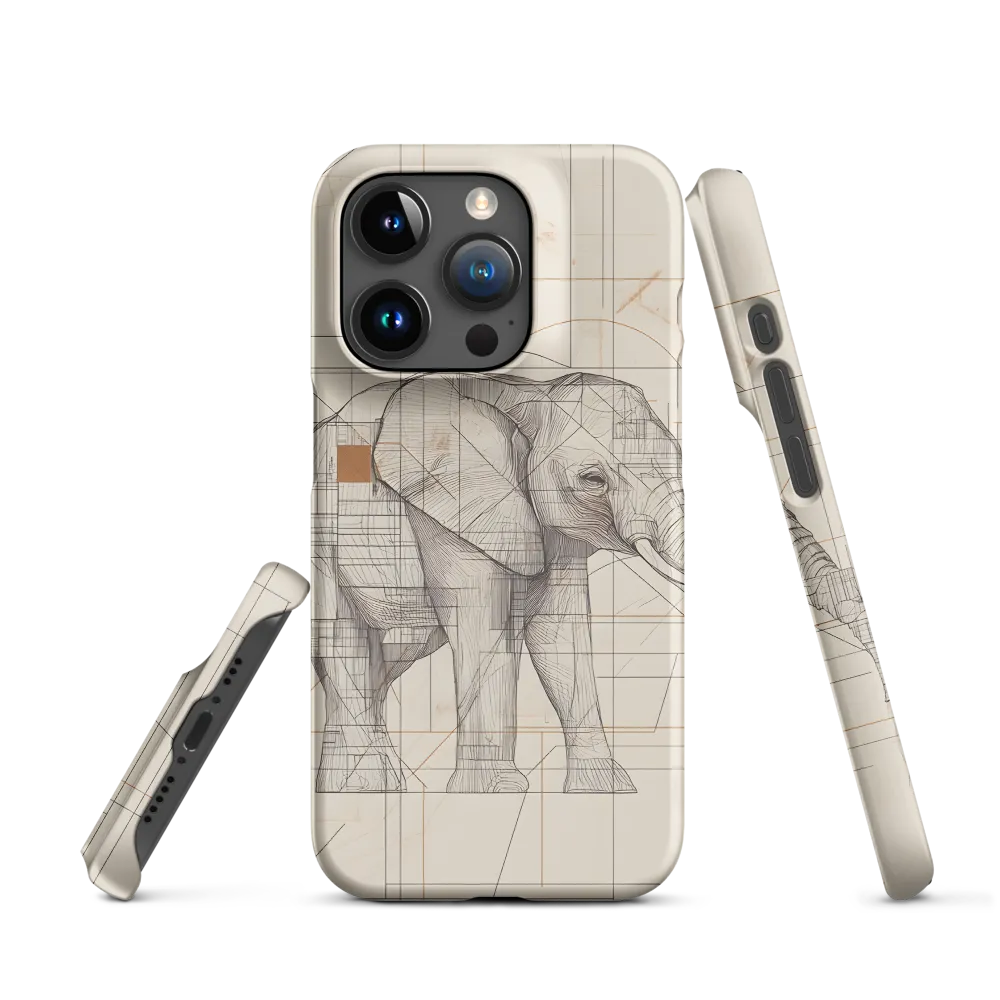 Geometric Elegance: The Steel Elephant