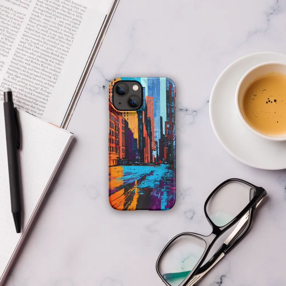 Vibrant Urban Horizons | Phone Case |  13 Mini | Snap Case | Matte