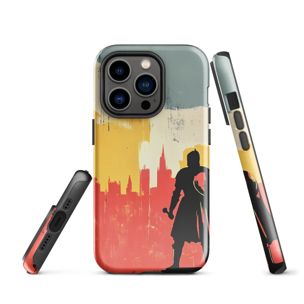 Hero in the Urban Dawn | Phone Case |  14 Pro | Tough Case | Glossy